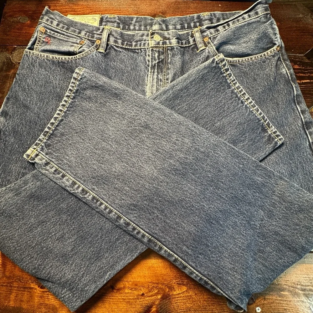 Polo Ralph Lauren Hampton Straight‎ Leg Jeans Men's 42 x 32 Blue Preppy